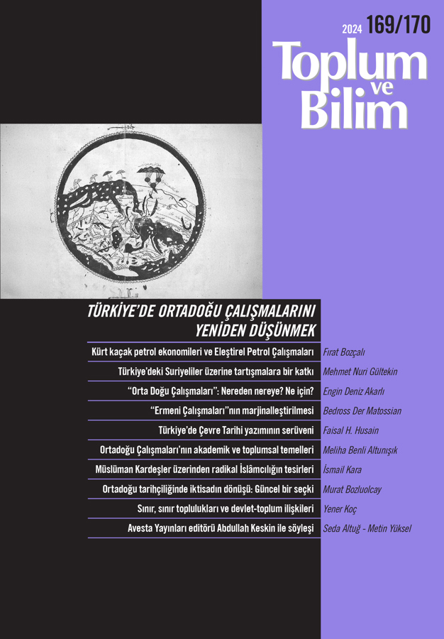 Toplum ve Bilim Sayı 169-170, 2024